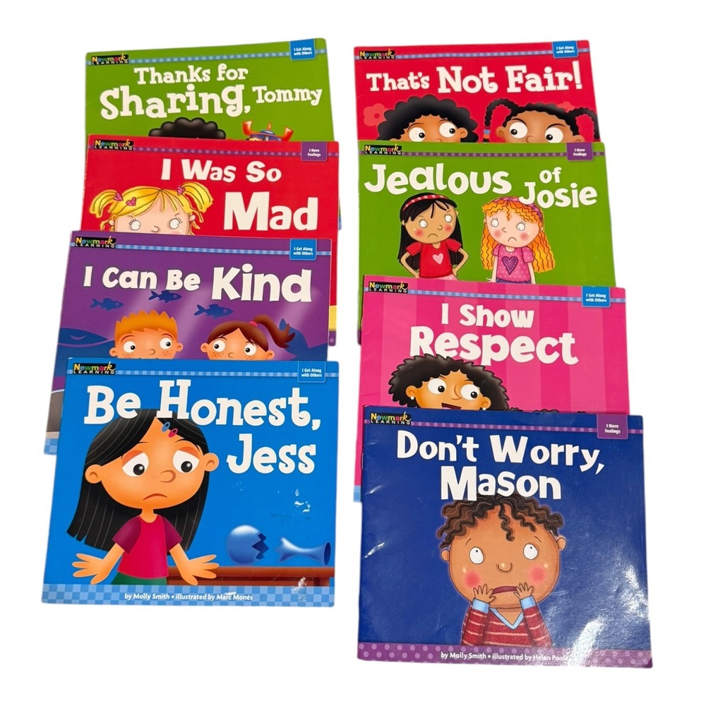 Newmark Learning MySELF Social Emotional Books Lot Preschool Kindergarten Kids
